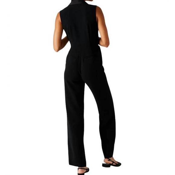 NEW STEVE MADDEN iva jumpsuit in black - Picture 3 of 3